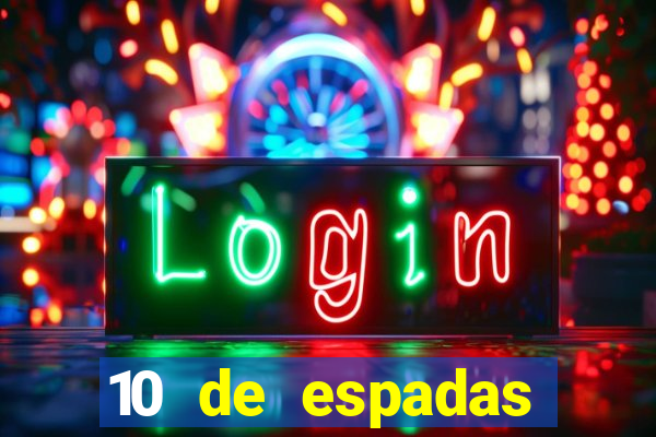 10 de espadas tarot amor